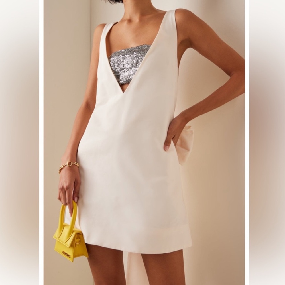 White XS staud dress.  New, no tags.  Perfect condition.